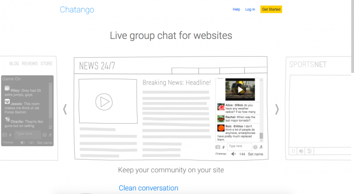 main page Chatango