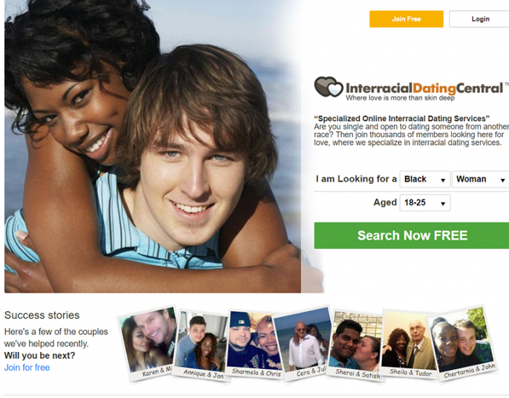 interreacial dating central