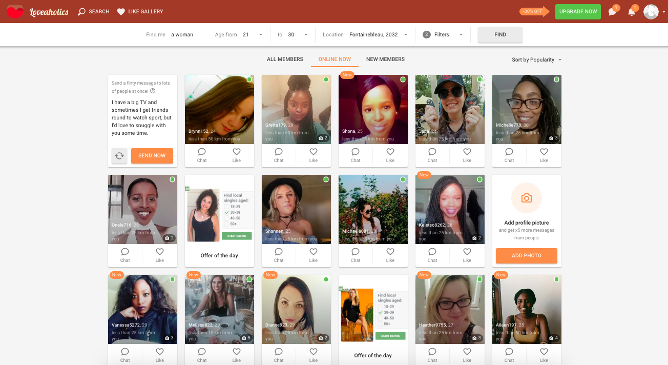 ladies online Loveaholics